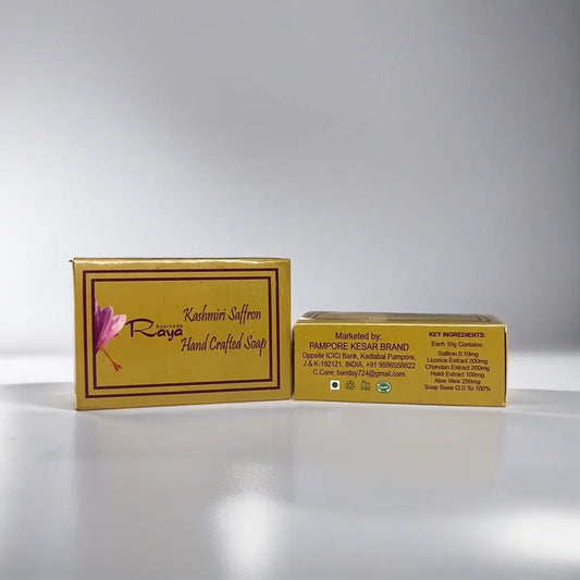 Raya Kashmiri Saffron Soap – Luxury Handmade Soap